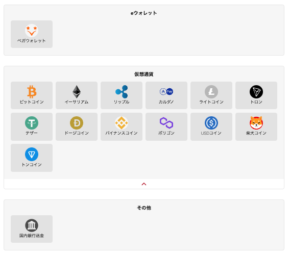 ビットカジノの入出金方法