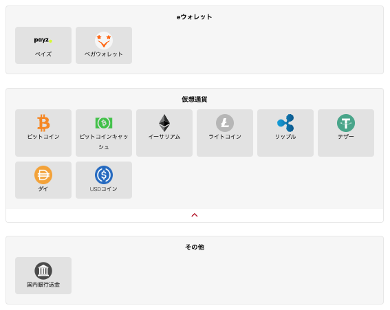カジノスカイの出金方法